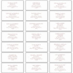 Burgundy Boho Wedding Guest Address Labels<br><div class="desc">These Burgundy Boho wedding guest address labels are great for a simple and bohemian wedding.</div>