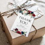 Burgundy Bouquet | Bridal Shower | Thank You Gift Tags<br><div class="desc">A unique burgundy floral themed set of thank you gift tags tailored specifically to your future bridal shower.

All elements of this item are unlocked and customisable by using the customisation function. Enjoy being creative and making it your own.</div>