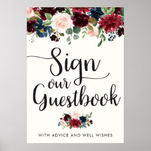 Burgundy Bouquet   Sign Our Guestbook