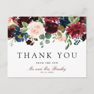 Burgundy Bouquet   Thank You