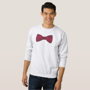 Burgundy Bow Tie Bowtie Wedding Prom Sweatshirt