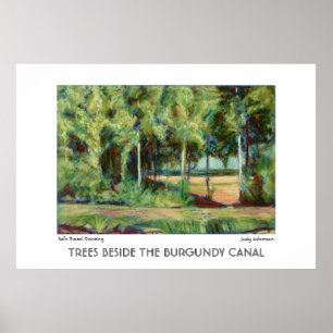 Burgundy Canal Print or Poster