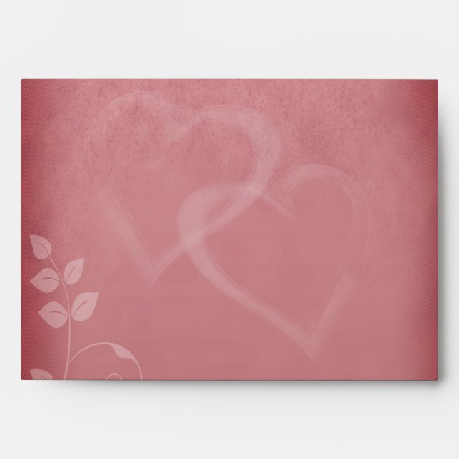 Burgundy Colour Vintage Envelopes (Front)