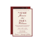 Burgundy Cream Old Money QR Code Photo Wedding