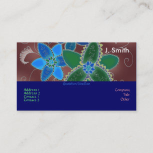 Burgundy Daffodil Business Cards