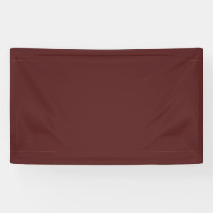Burgundy Deep Red Custom Branded Banner