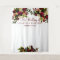 Burgundy floral chic wedding photo booth backdrop