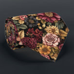 Burgundy  Floral Pattern  Tie<br><div class="desc">Elevate your look with this necktie featuring a beautiful burgundy floral pattern. Ideal for adding a touch of sophistication to any outfit,  it’s perfect for formal events,  weddings,  or business wear. A stylish and versatile accessory for both special occasions and everyday elegance.</div>
