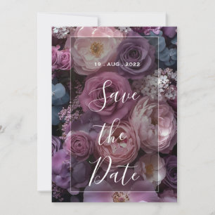 burgundy floral wedding design featuring rich wine invitation