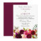 Burgundy Flowers Floral Elegant Summer Wedding