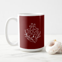 Burgundy follow your heArt tea