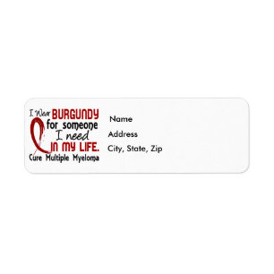 Burgundy For Someone I Need Multiple Myeloma