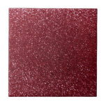 Burgundy glitter tile<br><div class="desc">Trendy and modern burgundy red glitter gift ideas (not real glitter). Ideal for women,  girls and teenagers.</div>