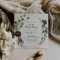 Burgundy Gold Geometric 50th Wedding Anniversary