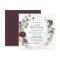 Burgundy Gold Geometric 50th Wedding Anniversary