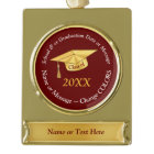 Burgundy, Graduation Ornaments Personalised