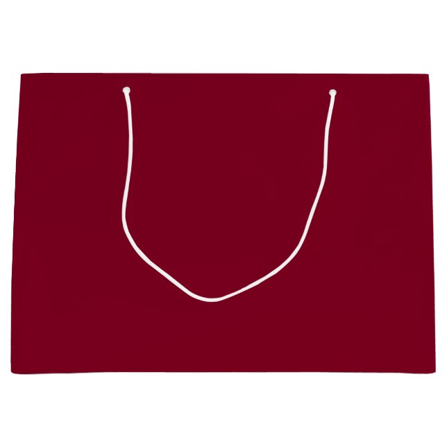 Burgundy Large Gift Bag (Front)
