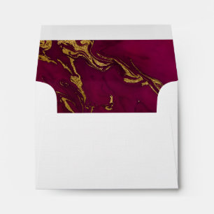 Burgundy Marble Note envelopes