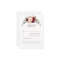Burgundy Marsala Floral RSVP