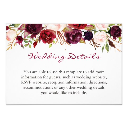 floral invitation template