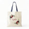 Burgundy Navy Blue Floral Classy Geometric Frame