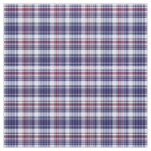 Burgundy Navy White Preppy Madras Plaid Sz2#1 Fabric