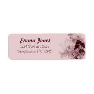 Burgundy Neon Mushrooms 