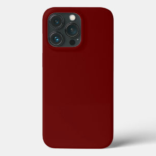 Burgundy oxblood maroon wine elegant iPhone 13 pro case