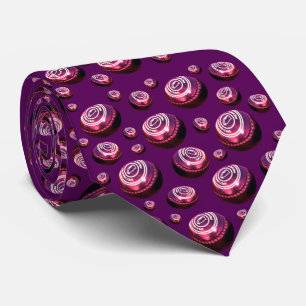 Burgundy Painted Lawn Bowls, Tie