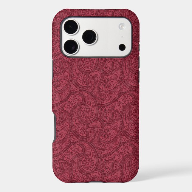 Burgundy Paisley (Back)