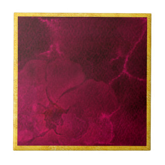 Burgundy Passion Tile
