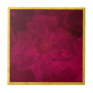 Burgundy Passion Tile