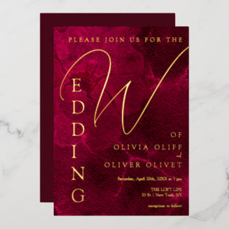 Burgundy Passion Wedding