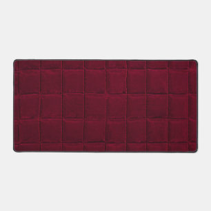 Burgundy pattern desk mat
