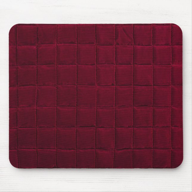 Burgundy pattern mouse mat (Front)