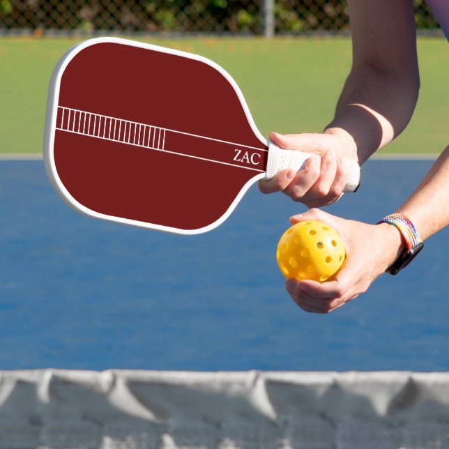 Burgundy Pickleball Paddle (Insitu)