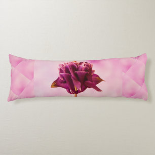 Burgundy Pink Columbine Body Cushion