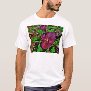 Burgundy Pink Lenten Rose T-Shirt