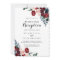 Burgundy Pink Navy Floral Wedding Reception