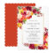 Burgundy Pink Orange Yellow Floral Bridal Shower