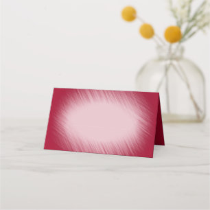 Burgundy Place Card