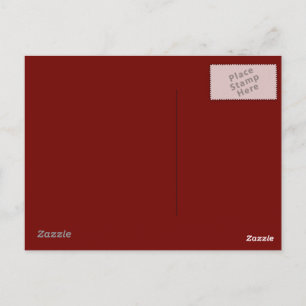 Burgundy Red background on a postcard