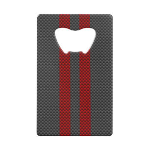 Burgundy Red Carbon Style Racing Stripes Decor