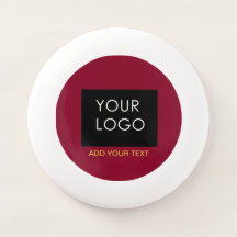 Burgundy Red Customisable Business Add Your Logo