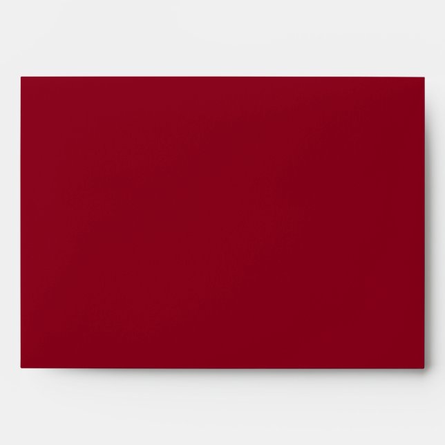 Burgundy Red Envelope 5 x 7 (Front)