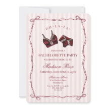 Burgundy Red Lingerie Lace Bachelorette Party