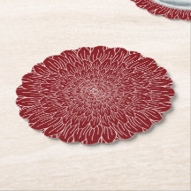 Burgundy red repeat flower floral botanical bevera