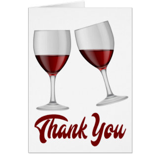 Wine Thank You Cards &amp; Invitations | Zazzle.co.uk