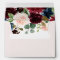 Burgundy Red Wine & Blush Wedding Invite Envelope