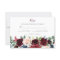 Burgundy Red Wine Flowers Elegant Wedding RSVP